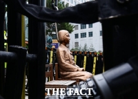  소녀상 둘러싼 바리케이드, 수요시위 때만 한시 철거