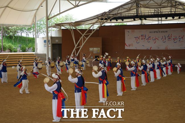 무형유산 평택 농악 모습. /경기도