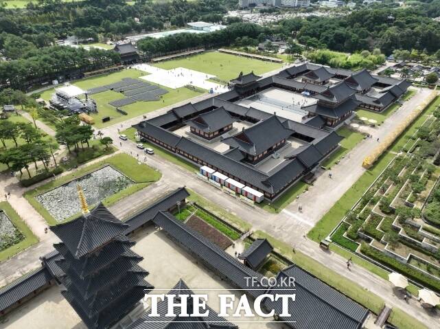 충남 부여 백제문화단지 전경. /부여군