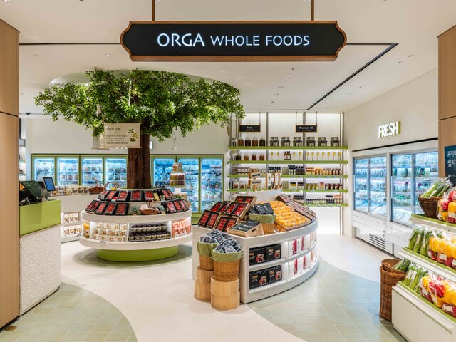 풀무원 올가홀푸드(이하 올가)가 롯데백화점 노원점을 체험형 특화매장으로 리뉴얼했다. /풀무원 올가홀푸드