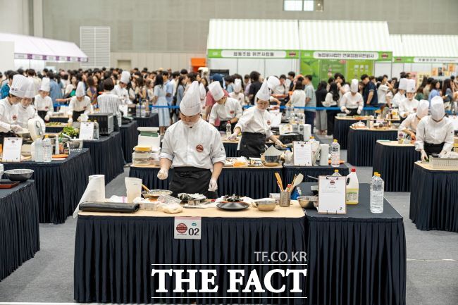 2025년 제2회 경기미 김밥 경연대회 모습. /경기도