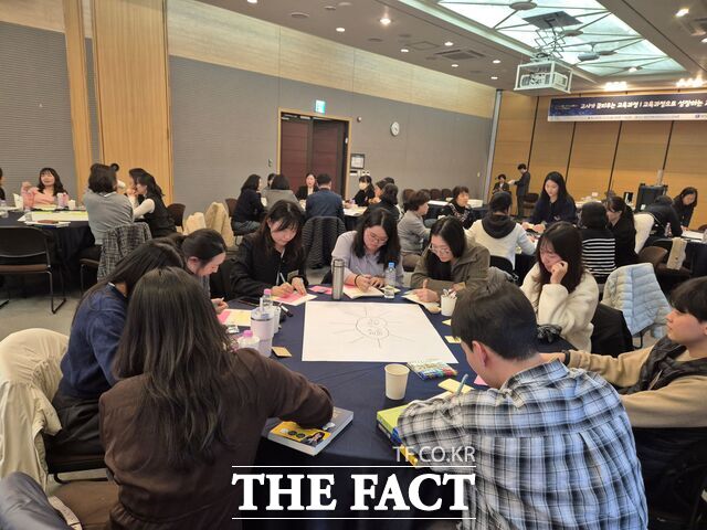 대전의 중·고등학교 교과 교육과정연구회 성과보고회 모습. /대전시교육청