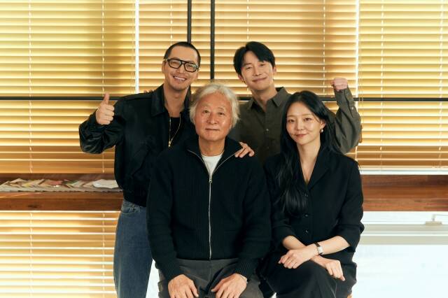 변요한 김준한 이솜 김종수(왼쪽 위부터 시계방향)가 영화 '파문'으로 연기 호흡을 맞춘다. /㈜바이포엠스튜디오