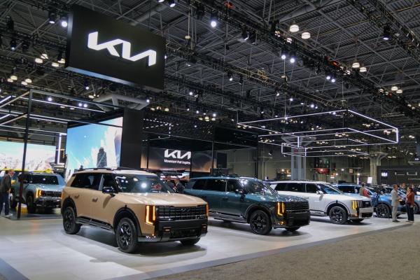  '2026 뉴욕 국제 오토쇼' 내 기아 부스 전경. /기아