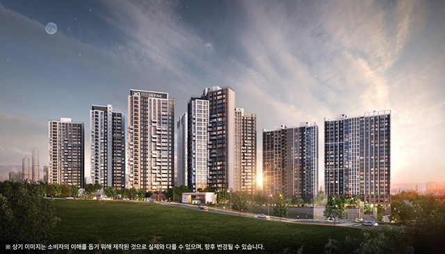 노량진, 흑석 등 일부 지역 아파트의 분양가가 분양가 상한제를 적용받는 강남권 지역 아파트 분양가를 뛰어 넘고 있다. 사진은 라클라체 자이 드파인 투시도. /GS건설