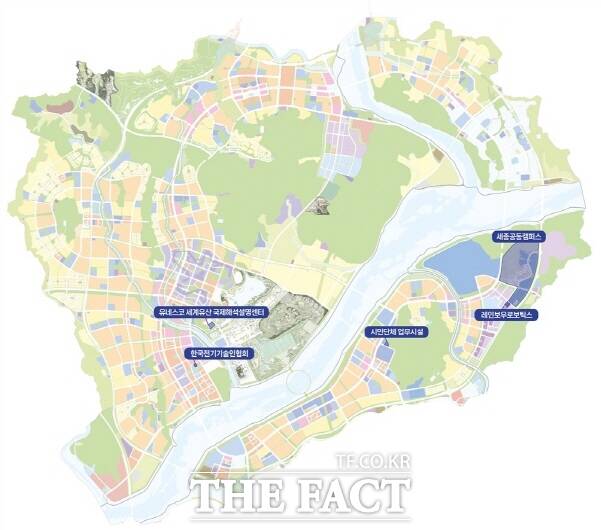 분야별 위치도 /행정중심복합도시건설청