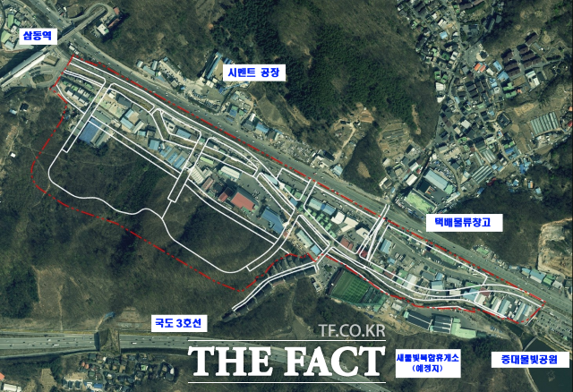 삼동역 일원 지구단위계획구역 위치도 /광주시