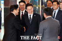  '전쟁 추경' 시정연설 위해 국회 방문한 이재명 대통령 [TF사진관]