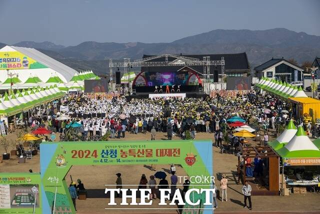 산청 농특산물 대제전 모습. /산청군