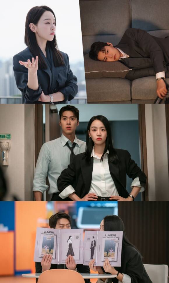 배우 신혜선 공명 주연의 tvN 새 토일드라마 '은밀한 감사' 제작진이 두 사람의 스틸을 공개하며 첫 방송에 대한 기대감을 높였다. /tvN