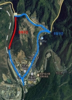  봉화군, 석포 진입로 130일 전면 통제…낙석 방지 공사 착수