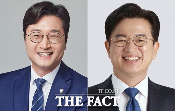 더불어민주당 대전시장 후보 경선 결선 투표에 진출한 장철민·허태정 예비후보 /더팩트 DB