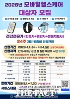  시흥시보건소, '모바일 헬스케어' 참여자 모집…맞춤형 건강관리 지원