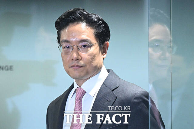 전인석 삼천당제약 대표가 6일 오후 서울 서초구 삼천당제약 본사에서 기자간담회를 열고 인사말을 하고 있다. /박헌우 기자