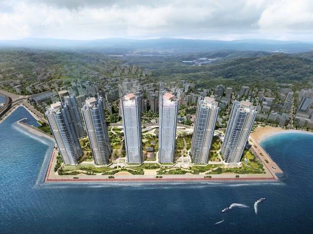 한미글로벌이 부산 삼익비치 재건축 건설사업관리 우선협상자로 선정됐다. /한미글로벌