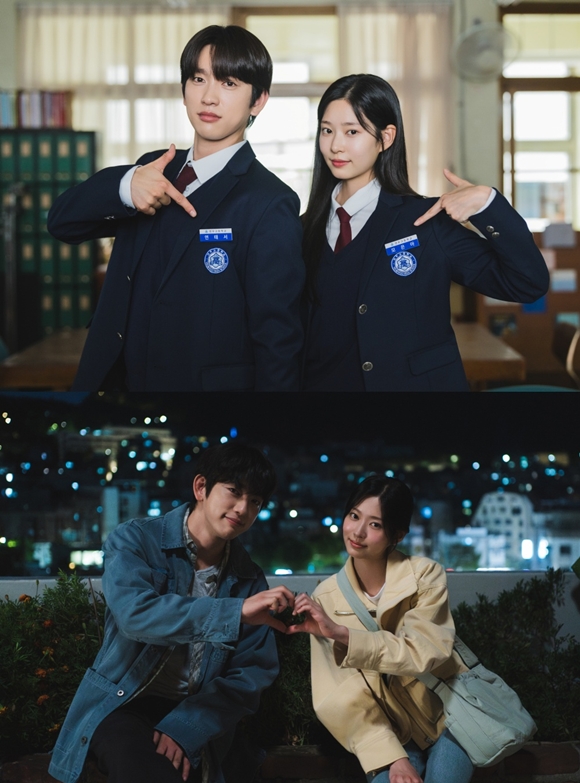 박진영(왼쪽)은 '샤이닝'에서 익숙한 로맨스 남자 주인공의 얼굴에서 벗어나지 못했다는 평가를 받았다.. /SLL, 카카오엔터테인먼트