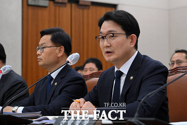 김종구 농림축산식품부 차관이 6일 오후 서울 여의도 국회에서 열린 농림축산식품해양수산위원회 전체회의에서 발언하고 있다. /국회=서예원 기자