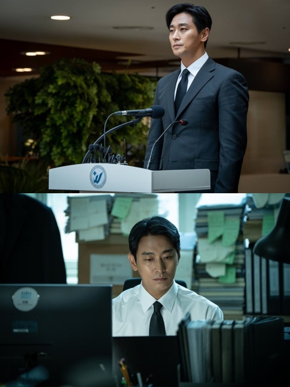 배우 주지훈이 ENA 월화드라마 '클라이맥스'에 출연한 이유와 방태섭 캐릭터에 대한 분석 등을 전했다. /스튜디오 지니