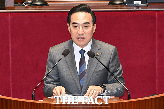 추경 제안설명 하는 박홍근 기획예산처 장관.