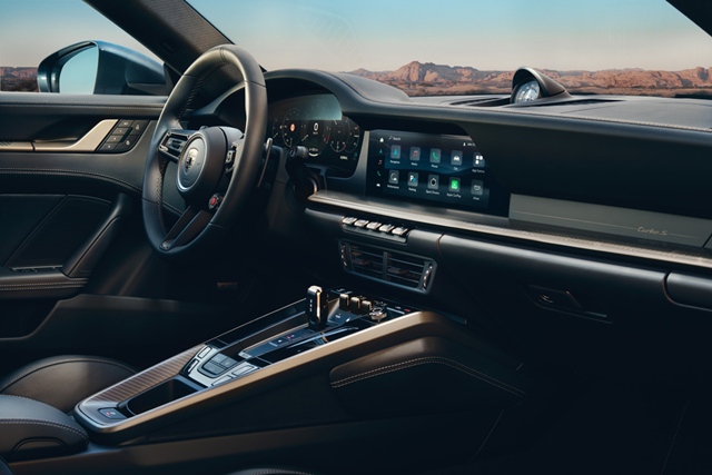 포르쉐 신형 911 터보 S 실내. /포르쉐코리아