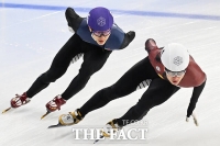  '태극마크를 향해' 쇼트트랙 남자 1500m 결승 [TF사진관]