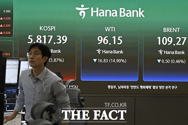 딜러들이 경제 현황을 분석하고 있다.