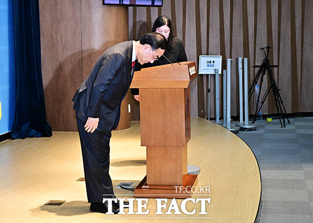 주호영 국회부의장이 8일 오전 서울 여의도 국회 소통관에서 열린 기자회견에 참석해 발언을 하고 있다. /국회=배정한 기자