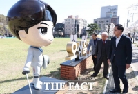  대전시 동구, '오상욱거리' 기념 조형물 설치