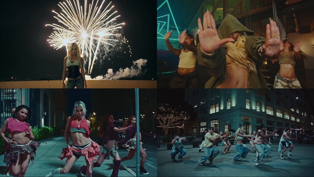 다영은 한층 더 탄탄해진 보컬과 풍부한 표정으로 곡이 지닌 쿨한 분위기를 생생히 전달한다. 허스키한 목소리는 그만의 매력을 강화한다. 다채로운 구성의 안무를 깔끔하고 파워풀하게 소화한다. 사진은 뮤직비디오. /스타쉽엔터