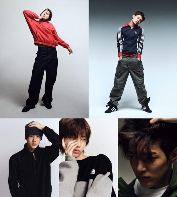 그룹 코르티스의 마틴 제임스 건호 주훈 성현(왼쪽위부터 시계방향)가 두 번째 미니앨범 'GREENGREEN'의 'STUDIO' 콘셉트 버전을 게재했다./빅히트 뮤직