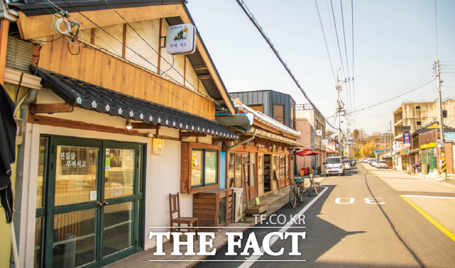 부여군 규암면 자온로 골목형상점가 전경 /부여군