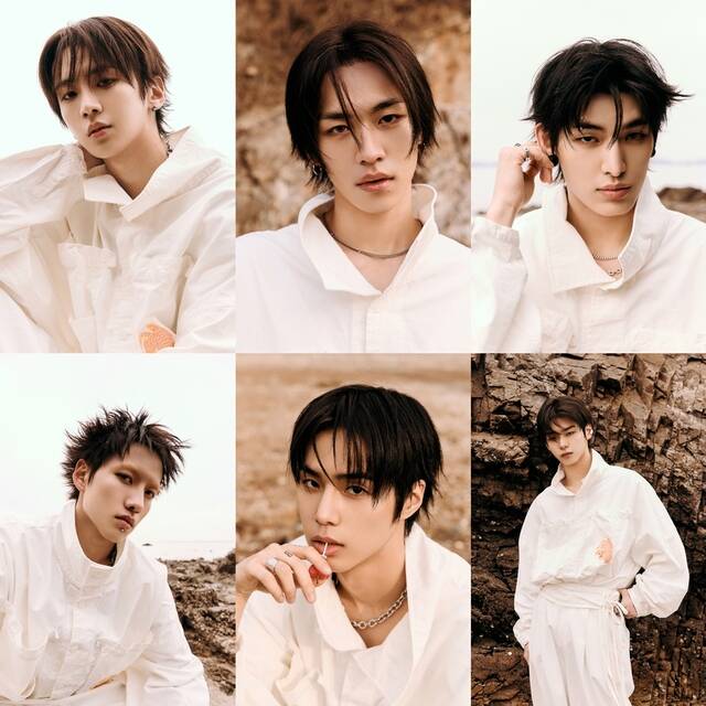 그룹 82메이저 남성모 박석준 윤예찬 김도균 황성빈 조성일(왼쪽 위부터 시계방향)이 다섯 번째 미니앨범 'FEELM'의 '에피소드.2' 버전 콘셉트 포토를 공개했다./그레이트엠엔터테인먼트