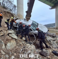  경주시 강동면 국도서 SUV 30m 아래로 추락…50대 운전자 숨져