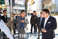  오세현 아산시장, 배방읍 재해예방·학교 안전 현장 점검