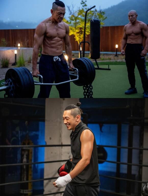 배우 정지훈이 넷플릭스 오리지널 '사냥개들' 시즌2에 새로운 빌런 임백정 역으로 합류해 강렬한 대립을 보여줬다. /넷플릭스