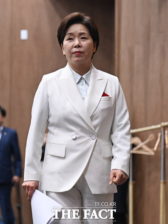 양향자 국민의힘 최고위원이 10일 서울 여의도 국회 소통관에서 경기도지사 선거 출마선언 기자회견을 하고 있다. /국회=이새롬 기자