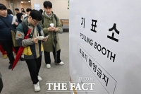  '미리 해보는 소중한 한 표' 모의사전투표 체험 [TF사진관]