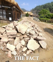  [르포] 개막 코앞인데 '공사 중'…영주 선비촌의 '불편한 민낯'