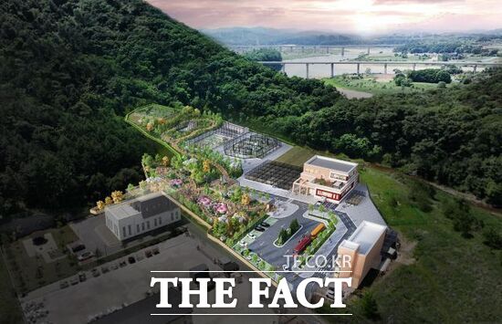 경기도가 연천군 북부야생동물구조관리센터 인접 부지 1만 4852㎡를 활용해 건립을 추진하고 있는 경기북부 야생동물 생태관찰원의 조감도. /경기도