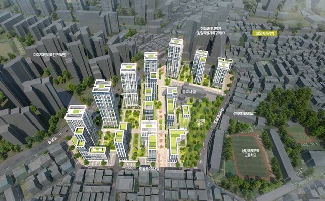 역세권 입지에도 수십 년간 정비되지 못했던 미아동 345-1일대가 1205세대 주거단지로 재탄생한다. /서울시