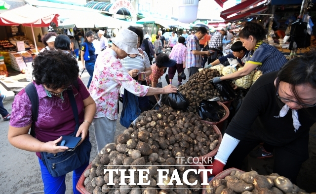 중소벤처기업부가 온누리상품권 사용처를 연매출 30억원 이하 점포로 제한하는 방안을 추진한다. /더팩트DB