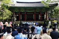  단종 복위 도모하다 처형된 사육신 넋 기리는 '춘향제 봉행' [TF사진관]