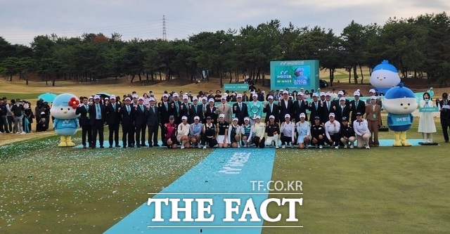 9일부터 12일까지 구미시 산동읍 골프존카운티 선산에서 열린 KLPGA iM금융오픈 2026이 성황리에 마무리됐다. 최종 라운드에서 집중력을 발휘한 김민솔(두산건설)이 합계 277타(-11)를 기록하며 역전 우승했다. /구미시