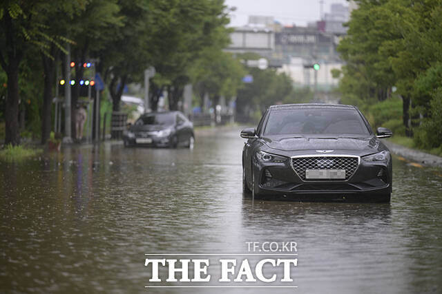 빗물받이는 도로의 빗물을 하수관로로 유도하는 핵심 시설이다. 담배꽁초와 낙엽 등이 쌓여 막힐 경우 집중호우 시 도로 침수로 이어질 수 있다. /더팩트 DB