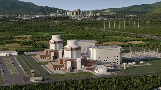 에너지 안보 중요성이 부각되는 상황 속 건설업계에서도 에너지 인프라 사업을 확대하고 있다. 사진은 현대건설이 웨스팅하우스와 공동으로 글로벌 확대를 추진 중인 대형원전 AP1000® 노형 조감도. /현대건설