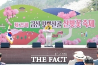  금산 보곡산골 산벚꽃 축제, 주말동안 1만 8000명 방문…산꽃술래길 인기