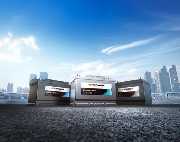 '한국(Hankook) 배터리'가 2026 대한민국 대표브랜드 대상을 받았다. /한국앤컴퍼니