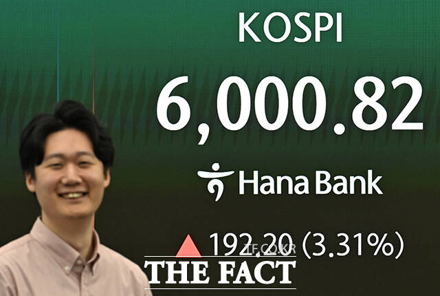 미국이 13일(현지시간) 이란 해상 봉쇄 작전을 개시한 가운데 14일 오전 서울 중구 하나은행 딜링룸에 전광판에 원·달러 환율, 코스피 등 지수가 표시되고 있다. /박헌우 기자