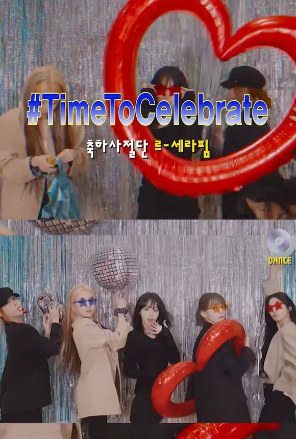 르세라핌은 '#TimeToCelebrate' 해시태그를 사용한 소셜 미이더 게시물에 직접 답글을 남기며 적극적으로 소통했다. 또 '흰 양말을 신은 사람들'을 시작으로 '두산 승리', '주말 맞이' 등 다양한 상황을 축하하는 영상을 올렸다. /쏘스뮤직