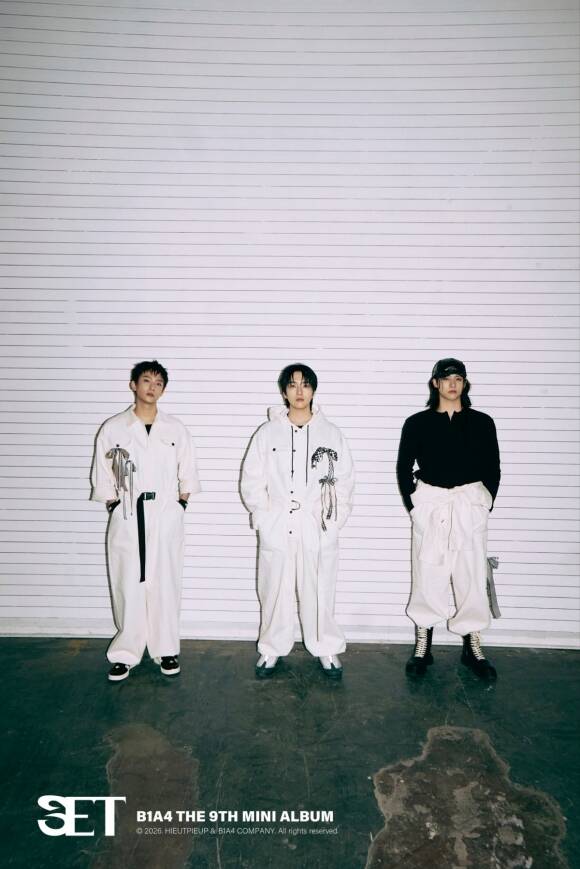 B1A4는 오는 4월 21일 미니 9집 'SET'를 발매한다. /히읗피읖